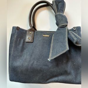 Denim Kate Spade shoulder bag- slightly used